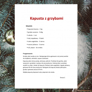 Kapusta z grzybami 